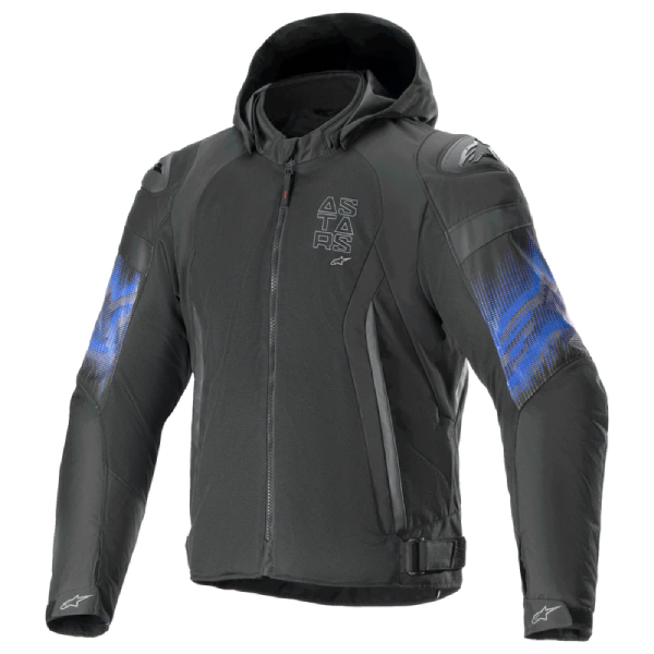 Blouson Moto Alpinestars Zaca Air Venom WP Black Electric Blue Blouson Moto Alpinestars Zaca Air Venom WP Black Electric Blue