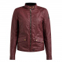 Blouson Moto Belstaff Antrim Lady Wax Coton Red Cardinal