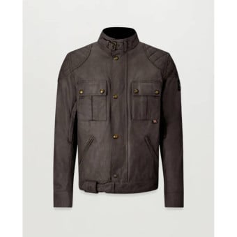 Blouson Moto Belstaff Brooklands Jacket Wax 8oz Mahogany Blouson Moto Belstaff Brooklands Jacket Wax 8oz Mahogany
