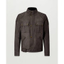 Blouson Moto Belstaff Brooklands Jacket Wax 8oz Mahogany