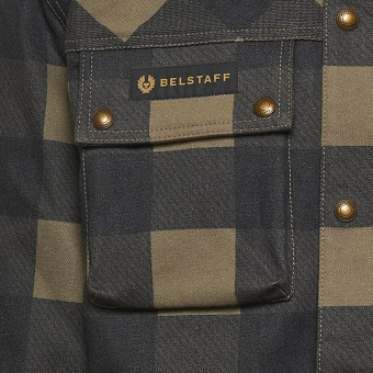 Belstaff Chemise Mansion Olive Black