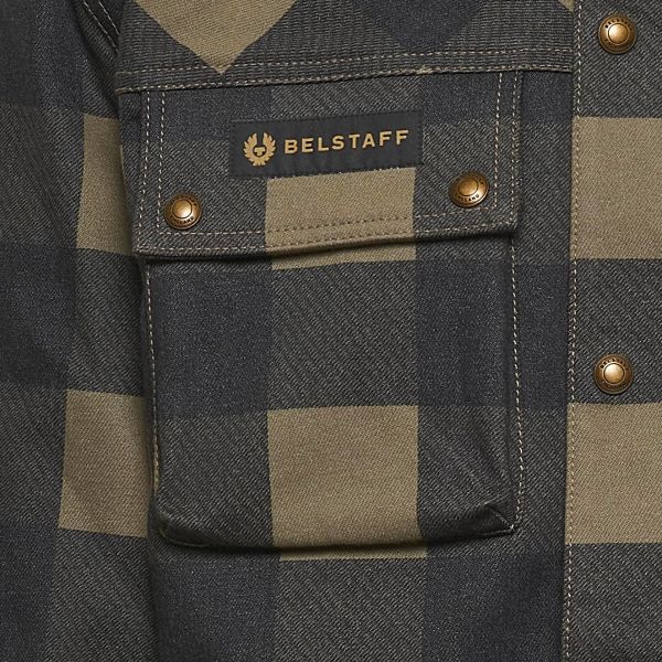 Belstaff Chemise Mansion Olive Black