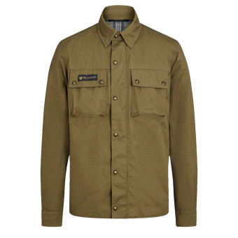 Blouson Moto Belstaff Chemise Mansion Olive