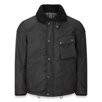 Blouson Moto Belstaff Convoy Black Blouson Moto Belstaff Convoy Black
