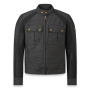 Blouson Moto Belstaff Temple Coton Wax Black