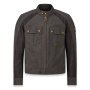 Blouson Moto Belstaff Temple Coton Wax Mahogany