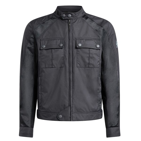 Blouson Moto Belstaff Temple Tec Nylon Black Blouson Moto Belstaff Temple Tec Nylon Black