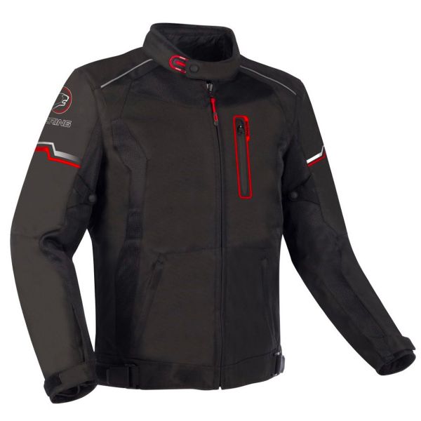 Blouson Moto Bering Astro Black Red