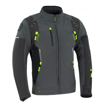 Blouson Moto Bering Diskor Grey Fluo