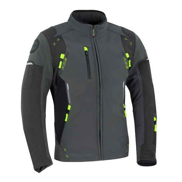 Blouson Moto Bering Diskor Grey Fluo Blouson Moto Bering Diskor Grey Fluo