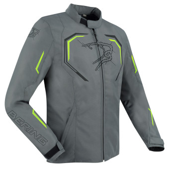 Blouson Moto Bering Dundy Grey Fluo