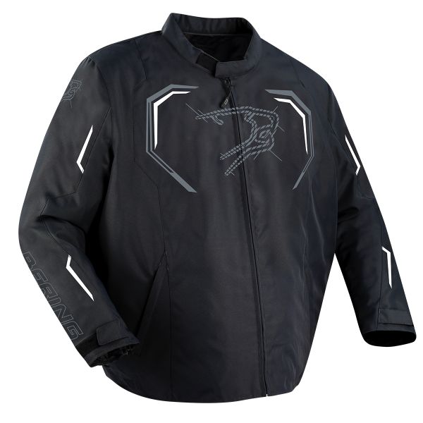 Blouson Moto Bering Dundy KS Black White