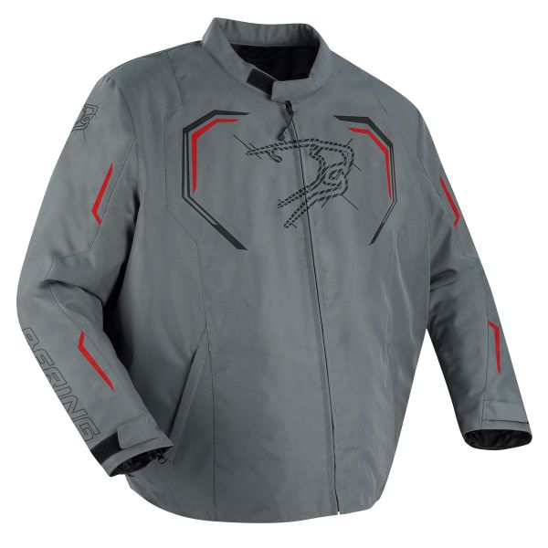Blouson Moto Bering Dundy KS Grey Red