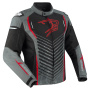 Blouson Moto Bering Gang Black Grey Red