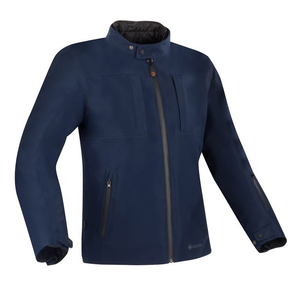 Blouson Moto Bering Jacky Gore-Tex Marine