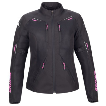 Blouson Moto Bering Lady Brazilia 3 in 1 Black Fuschia