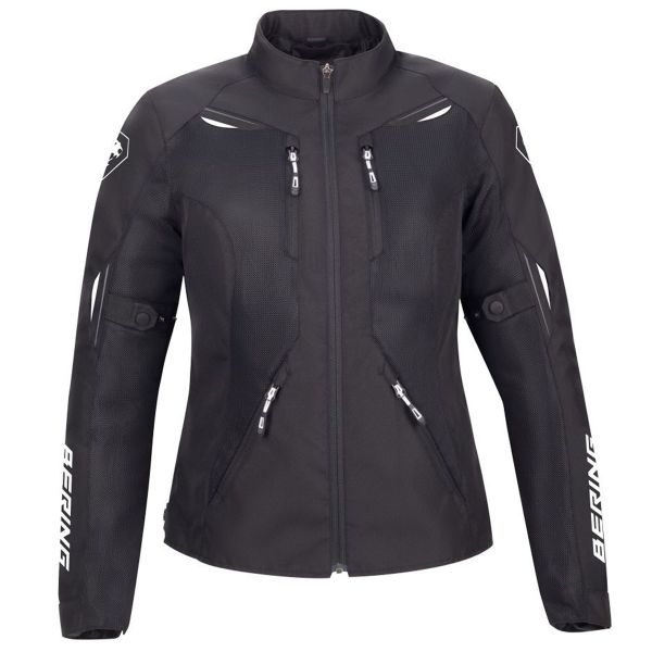 Blouson Moto Bering Lady Brazilia 3 in 1 Black White
