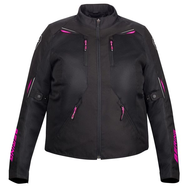 Blouson Moto Bering Lady Brazilia QS Black Fuchsia