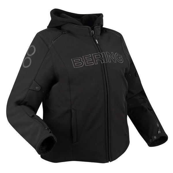 Blouson Moto Bering Lady Davis Queen Size Black Blouson Moto Bering Lady Davis Queen Size Black