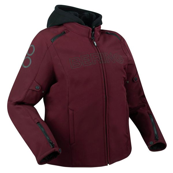 Blouson Moto Bering Lady Davis Queen Size Plum Blouson Moto Bering Lady Davis Queen Size Plum