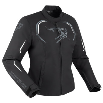 Blouson Moto Bering Lady Dundy Black White