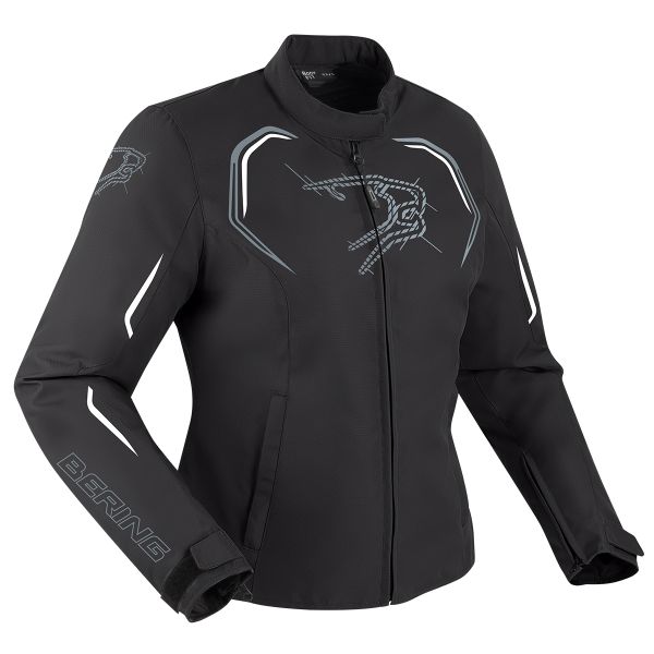 Blouson Moto Bering Lady Dundy Black White