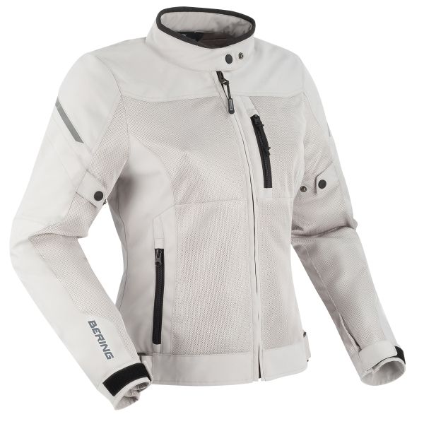 Blouson Moto Bering Lady Ozone Silver Blouson Moto Bering Lady Ozone Silver