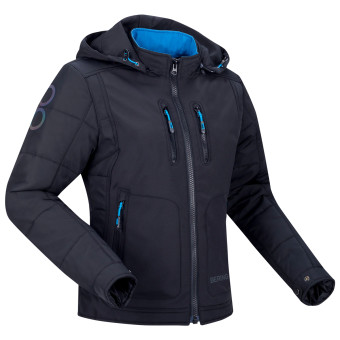 Blouson Moto Bering Lady Scoop Noir