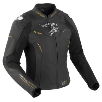 Blouson Moto Bering Lady Snap Black Gold