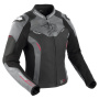 Blouson Moto Bering Lady Snap Black Grey Red