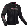 Blouson Moto Bering Lady Volga Black Fuchsia