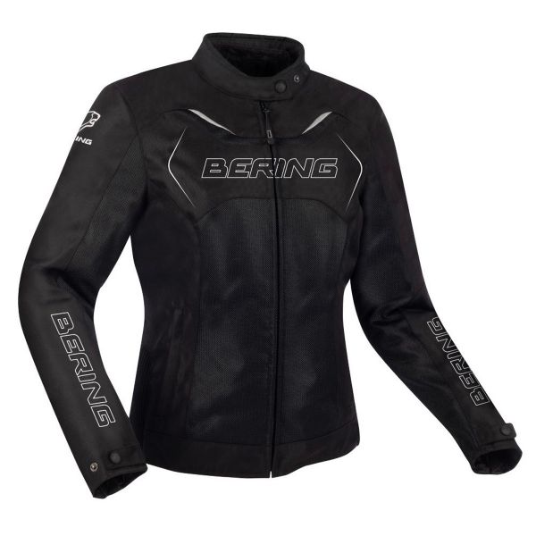 Blouson Moto Bering Lady Volga Black White