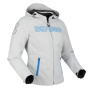 Blouson Moto Bering Lady Warwick Grey Blue