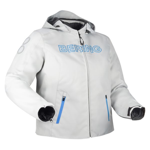 Blouson Moto Bering Lady Warwick Queen Size Grey Blue