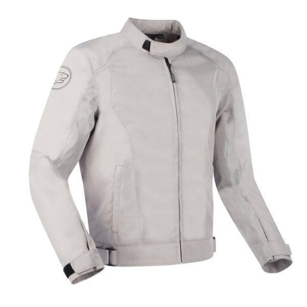 Blouson Moto Bering Nelson Silver Blouson Moto Bering Nelson Silver