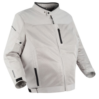 Blouson Moto Bering Ozone KS Silver