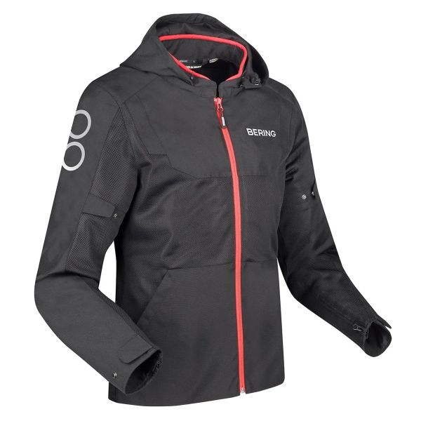 Blouson Moto Bering Profil Black Red