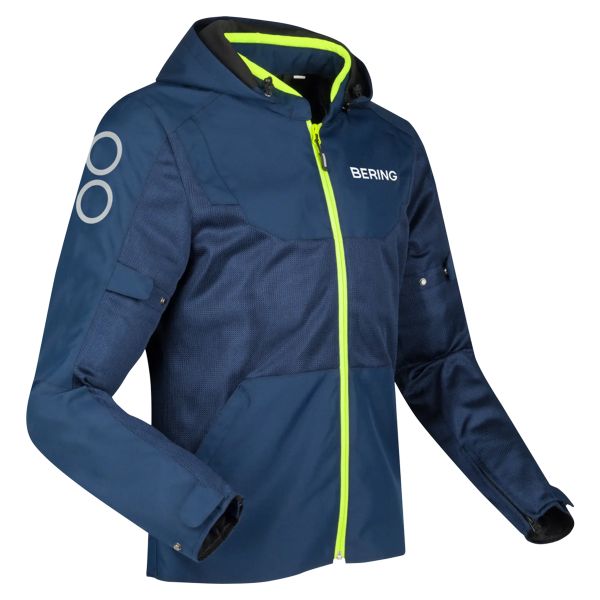 Blouson Moto Bering Profil Marine Fluo Blouson Moto Bering Profil Marine Fluo