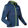Blouson Moto Bering Profil Marine Fluo