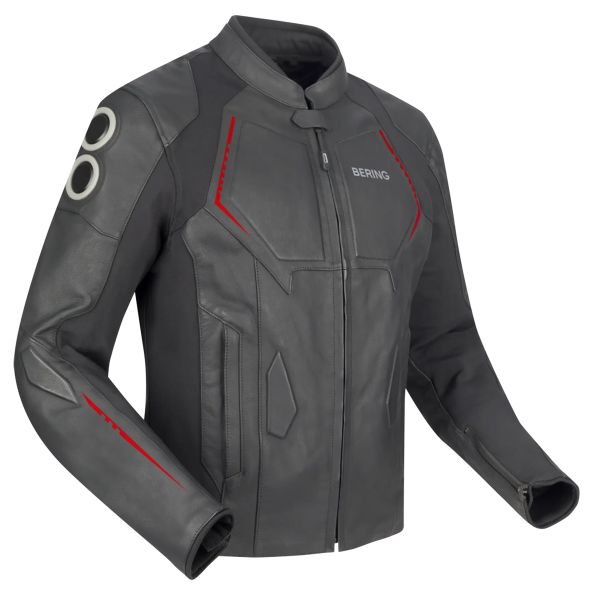 Blouson Moto Bering Radial Black Red