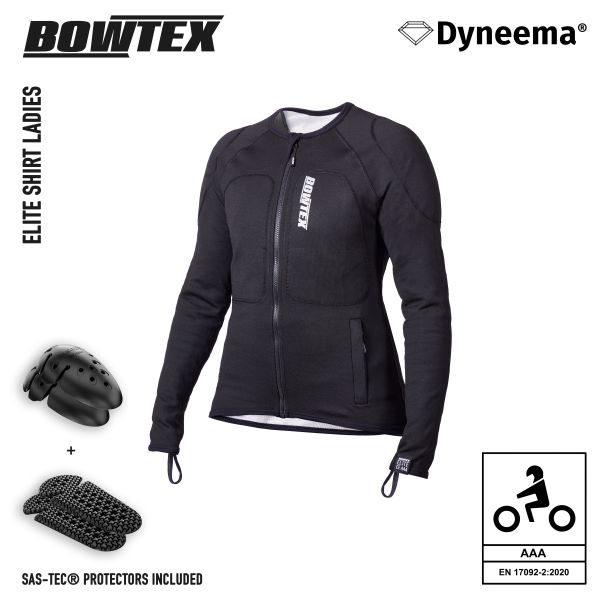 Blouson Moto Bowtex Elite Shirt Ladies V2 Black