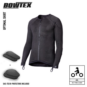Blouson Moto Bowtex Optimal Shirt Black