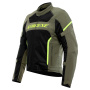 Blouson Moto Dainese Air Frame 3 Army Green Black Fluo Yellow