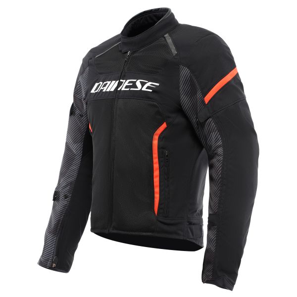 Blouson Moto Dainese Air Frame 3 Black Black Red Fluo Blouson Moto Dainese Air Frame 3 Black Black Red Fluo