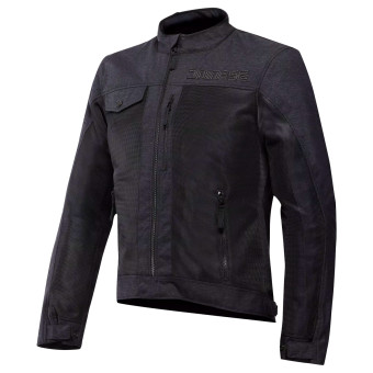 Blouson Moto Dainese Alfama Air Tex Dark Grey Black