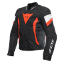 Blouson Moto Dainese Avro 5 Tex Black Red Fluo White