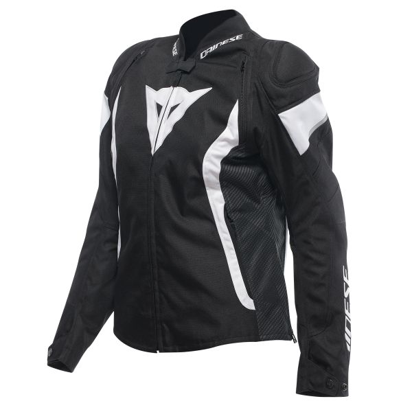 Blouson Moto Dainese Avro 5 Tex Woman Black White Black