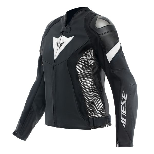 Blouson Moto Dainese Avro 5 Woman Black Black White