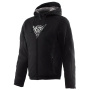 Blouson Moto Dainese Bovisa Safety Hoodie Full Zip Black White