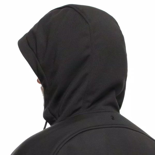 Dainese Bovisa Safety Hoodie Full Zip Black White